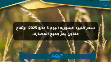 سعر الليرة السورية اليوم 6 مايو 2025: ارتفاع مفاجئ يهزّ جميع المصارف